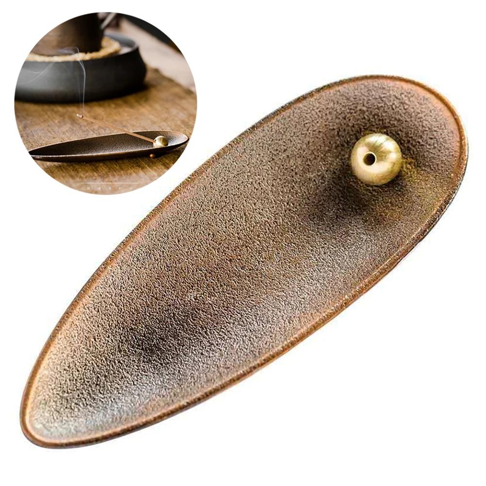 

Incense Burner Stick Holder Vintage Bronze Stick Cone Metal Incense Burner Home Decorative Ornament Incense Burner Stick Holder