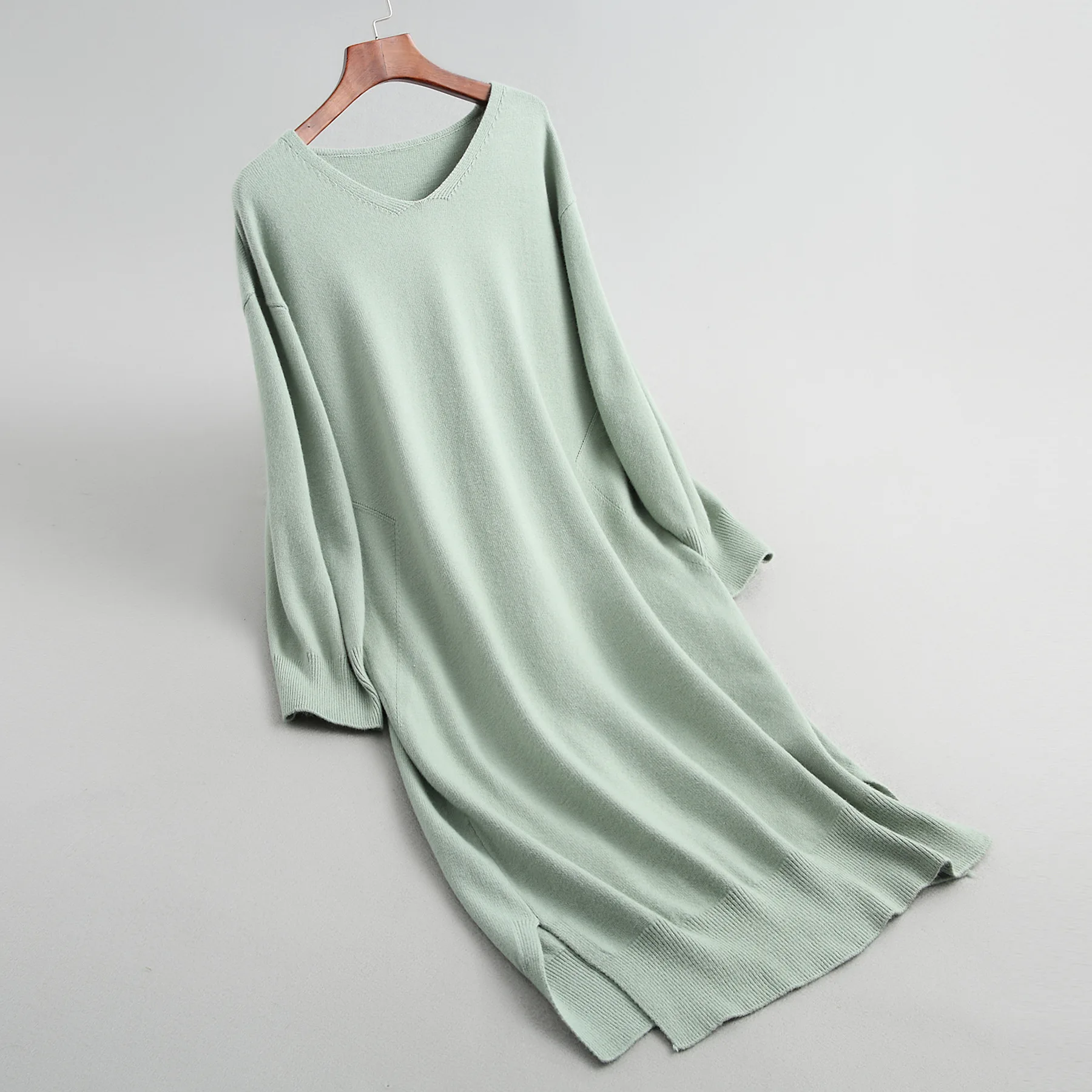 Женский кашемировый свитер с длинным рукавом женские пуловеры оверсайз