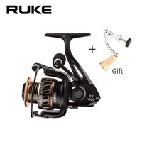ruke new fishing spinning reel gear ratio 5 21 weight 207g aluminum alloy spool spinning reel model 1000 high quality spinning