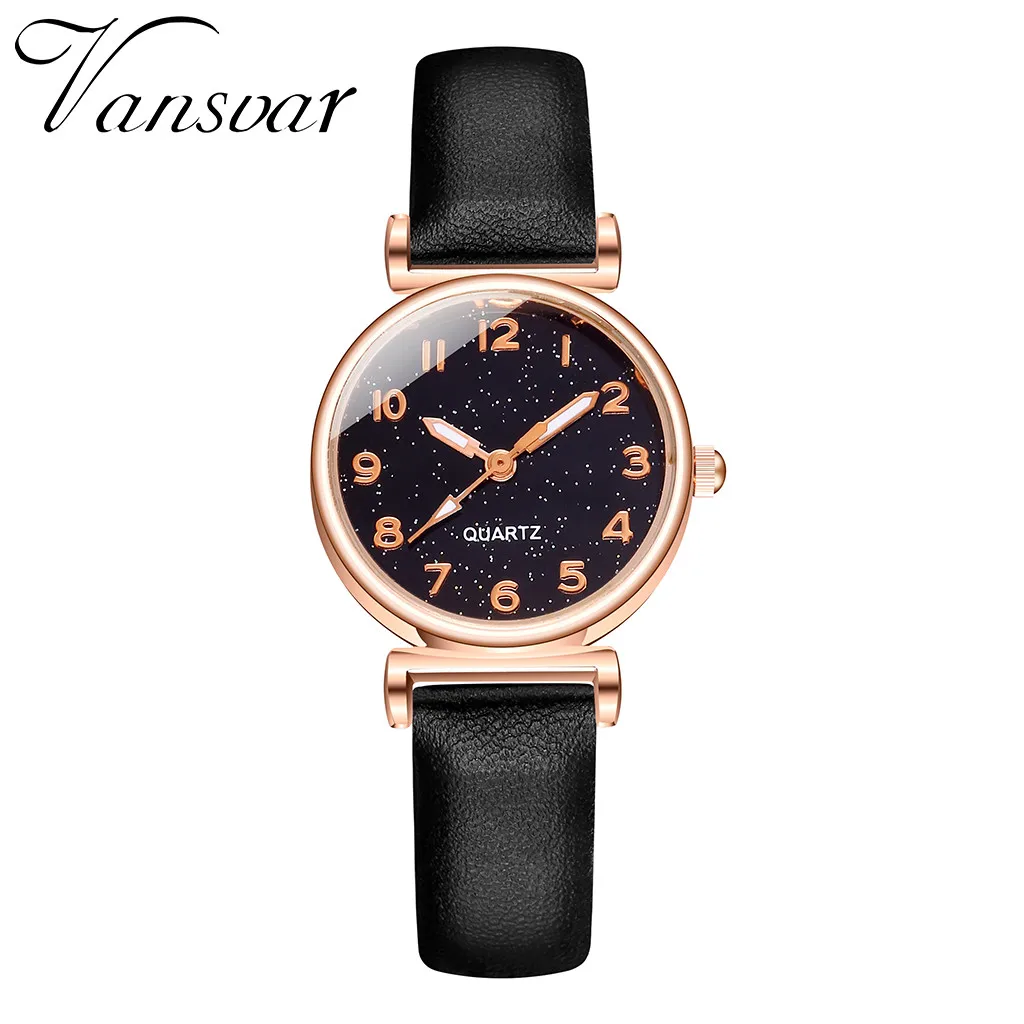 Женские кварцевые наручные часы со звёздным небом с ремешком|Женские часы| |