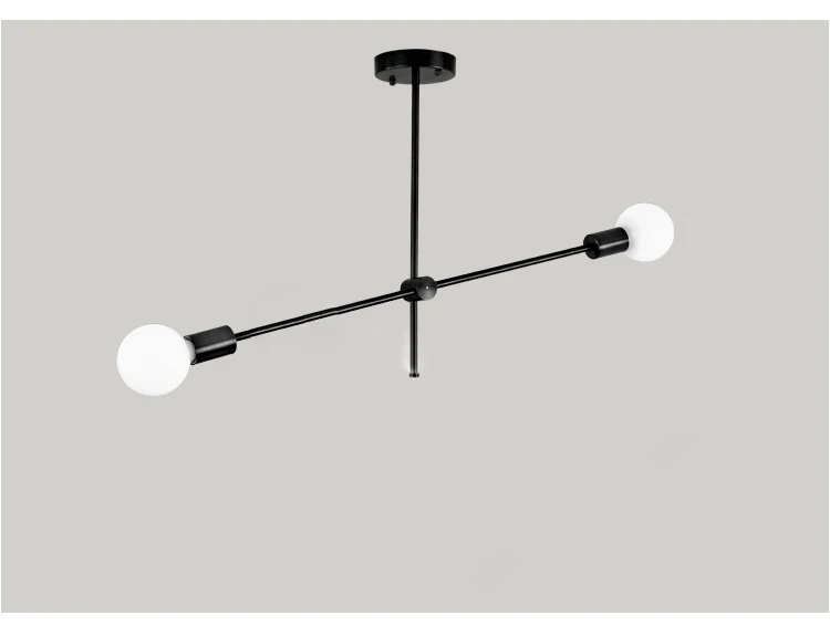 Modern Pendant Lights Lamp E27 Simple Hanging Lamp Nordic Metal Lustre hanglamp Gold Black For Living Dining Room