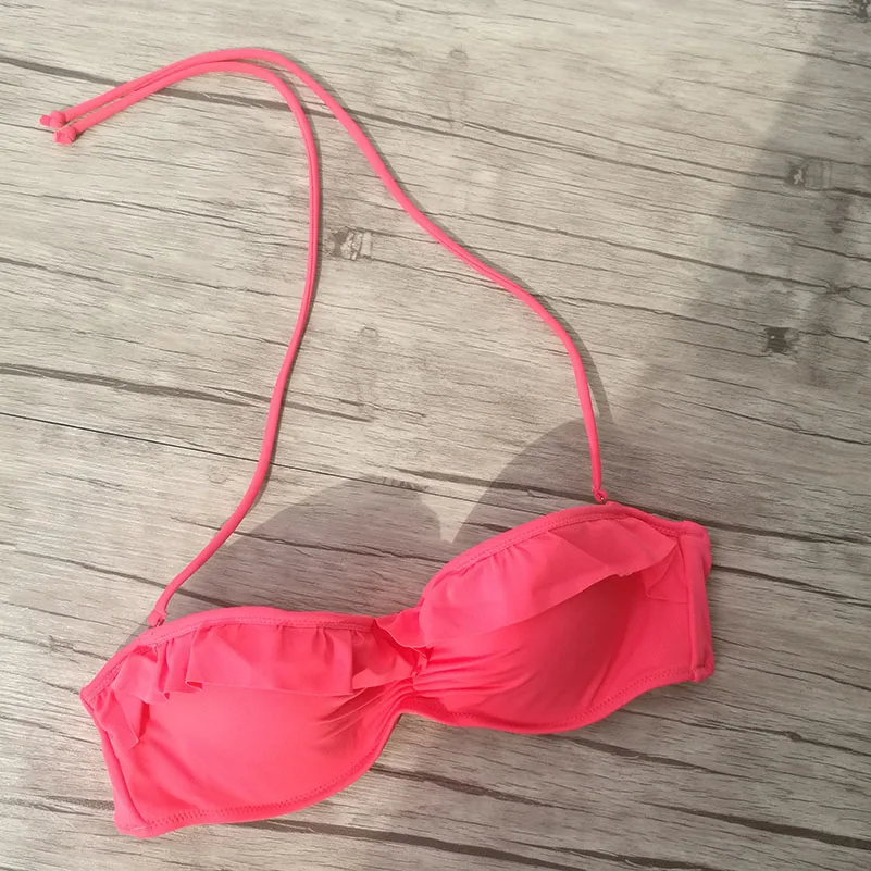 Женский топ бикини для женщин миксер со стразами красный купальник бразильское