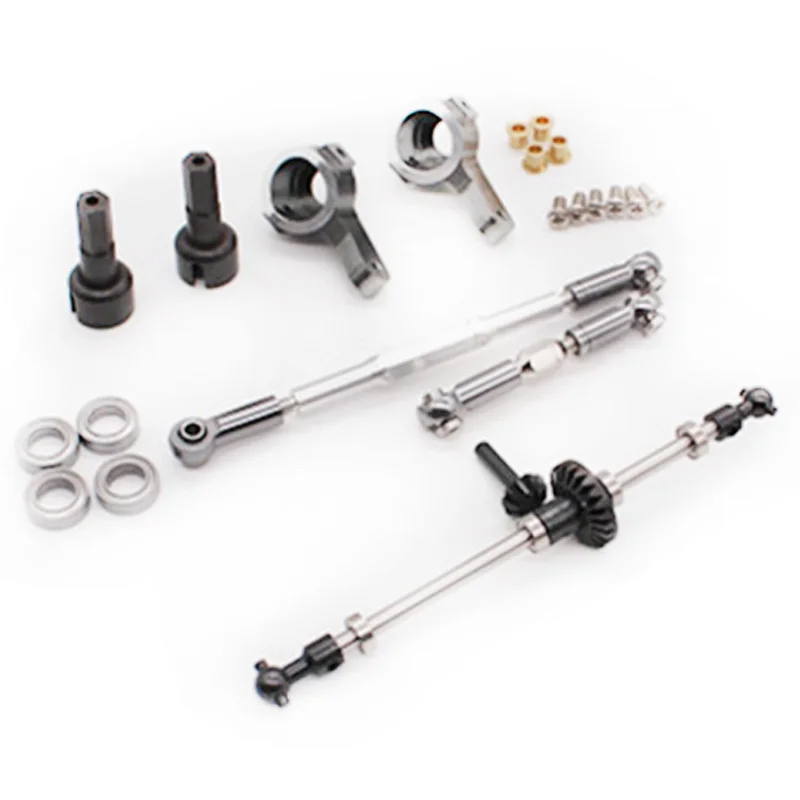 

Обновленная металлическая Шестерня мост для WPL B1 B-1 B14 B-14 B24 B-24 C14 C-14 C24 C-24 RC автомобиль запасные части Металл Передняя Задняя ось шестерня