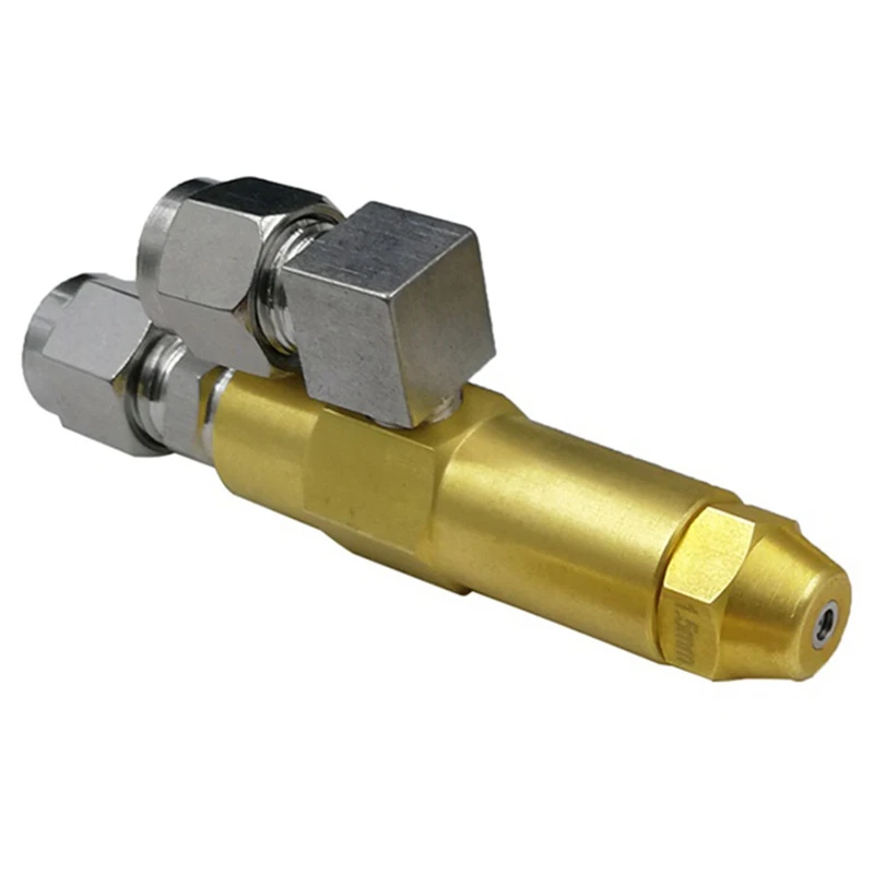 

GTBL 1.5mm Waste Oil Burner Nozzle,Air Atomizing Nozzle,Fuel Oil Nozzle,Full Cone Oil Spray Nozzle