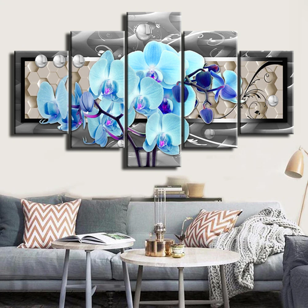 

Home Art Oil Painting Decor Background 5pcs Unframed Modern Canvas Print