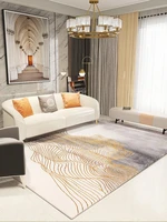 high end fashion light luxury carpet bedroom living room floor mat nordic postmodern simple style bedside blanket tea table mat