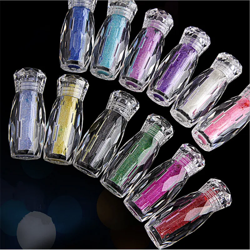 17 цветов маленький размер дизайн ногтей кристалл со стразами цвет микро бусины