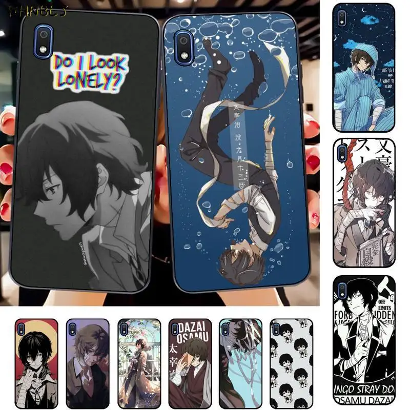 

FHNBLJ Anime Bungou Stray Dogs Dazai Osamu Shell Phone Case Capa for Samsung A10 20s 71 51 10 s 20 30 40 50 70 80 91 A30s 11 31