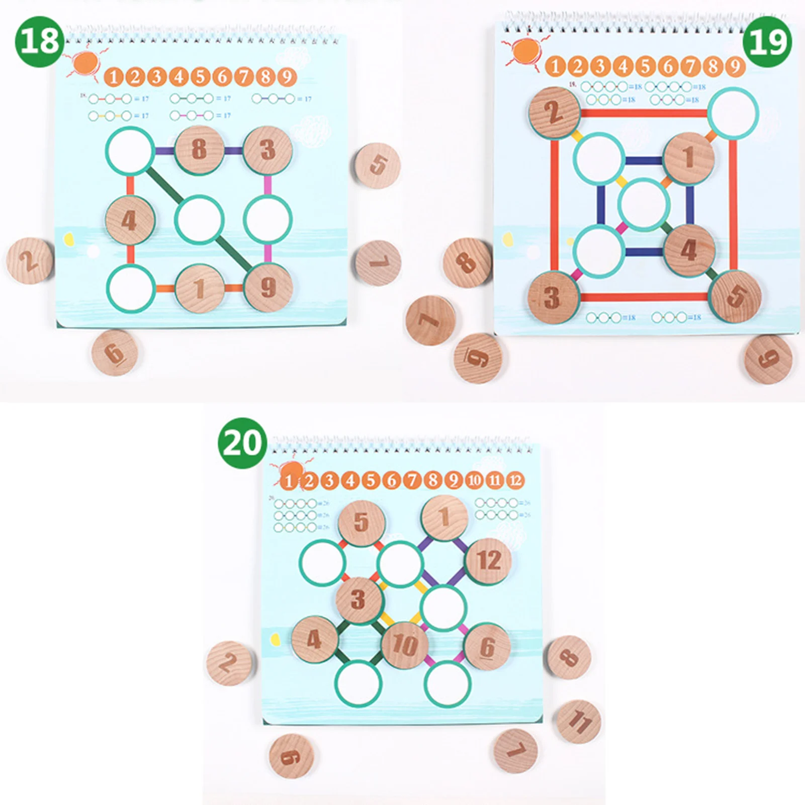 

Children Educational Digital Adventure Board Game Jigsaw Paper Card Math Toy