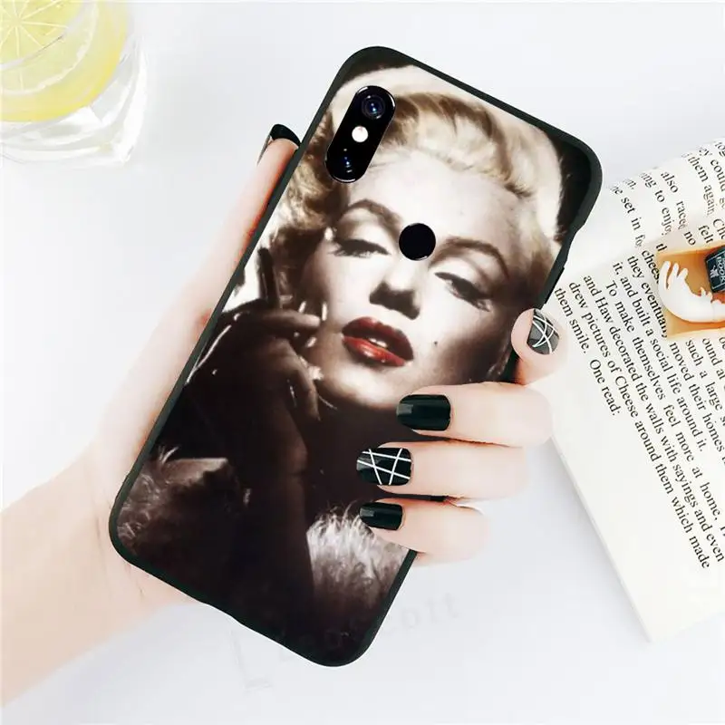 

0 Sexy Girl Marilyn Monroe Phone Case For Xiaomi Redmi 4x 5 plus 6A 7 7A 8 mi8 8lite 9 note 4 5 7 8 pro
