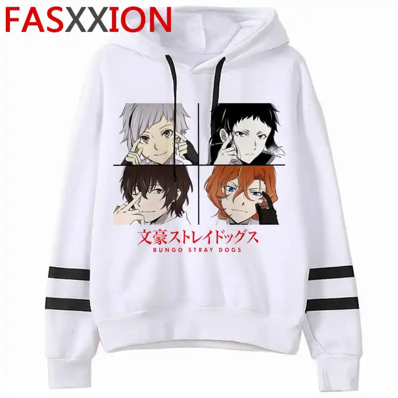 

Bungou Stray Dogs hoodies male harajuku printed Ulzzang grunge men clothing sweatshirts harajuku Ulzzang