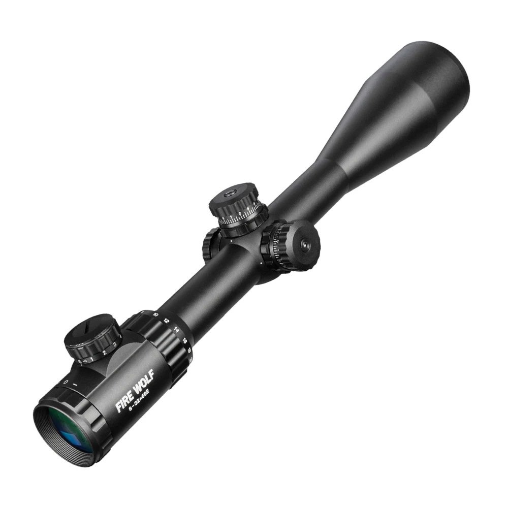 Огонь волк Tactical8-32X56E пневматическая винтовка Оптика Зеленый Красный с подсветкой