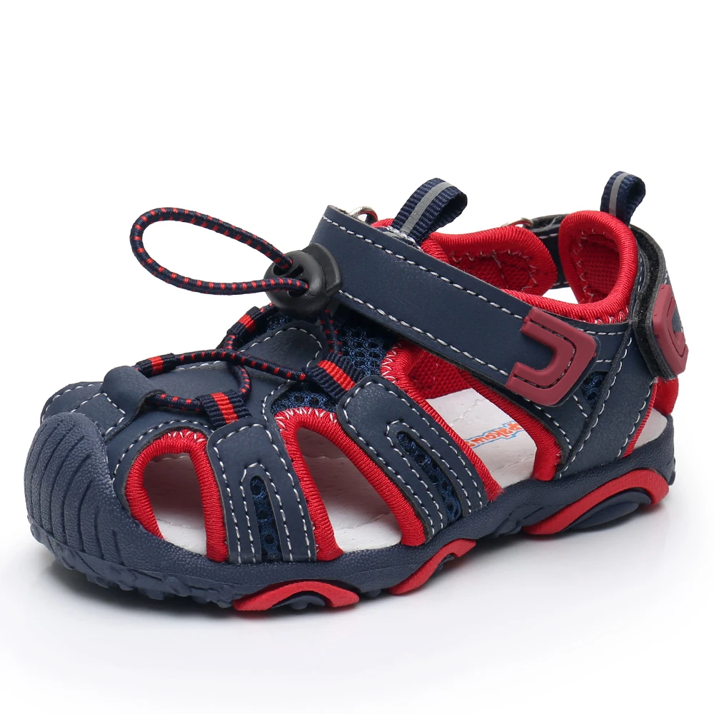 Детские сандалии AHANNIE с закрытым носком для мальчиков летние спортивные пляжные