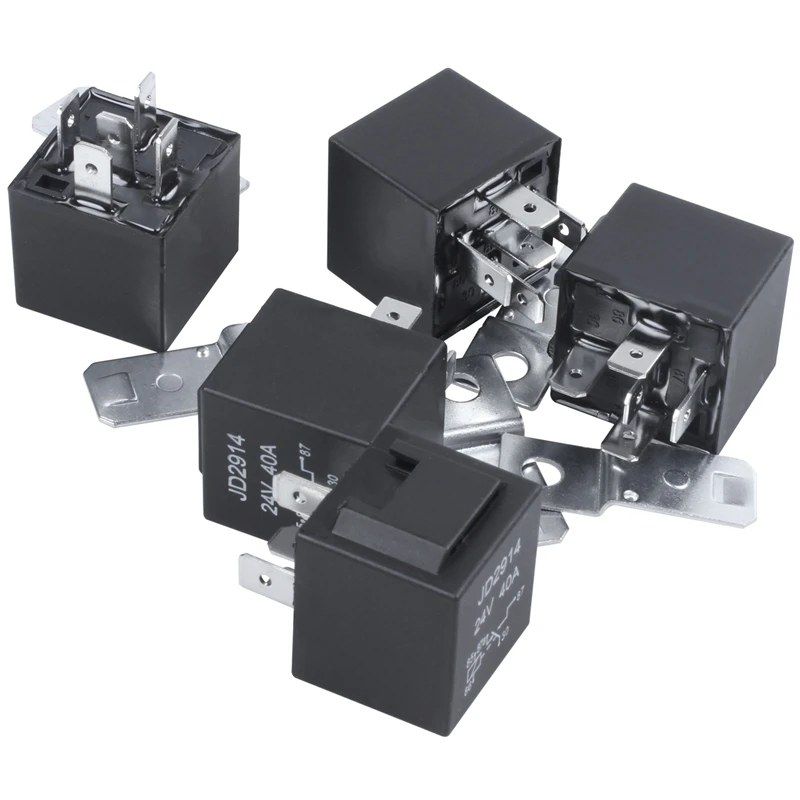 5 шт. автомобильный релейный переключатель питания 5-Pin 24 вольт 40 А | Обустройство