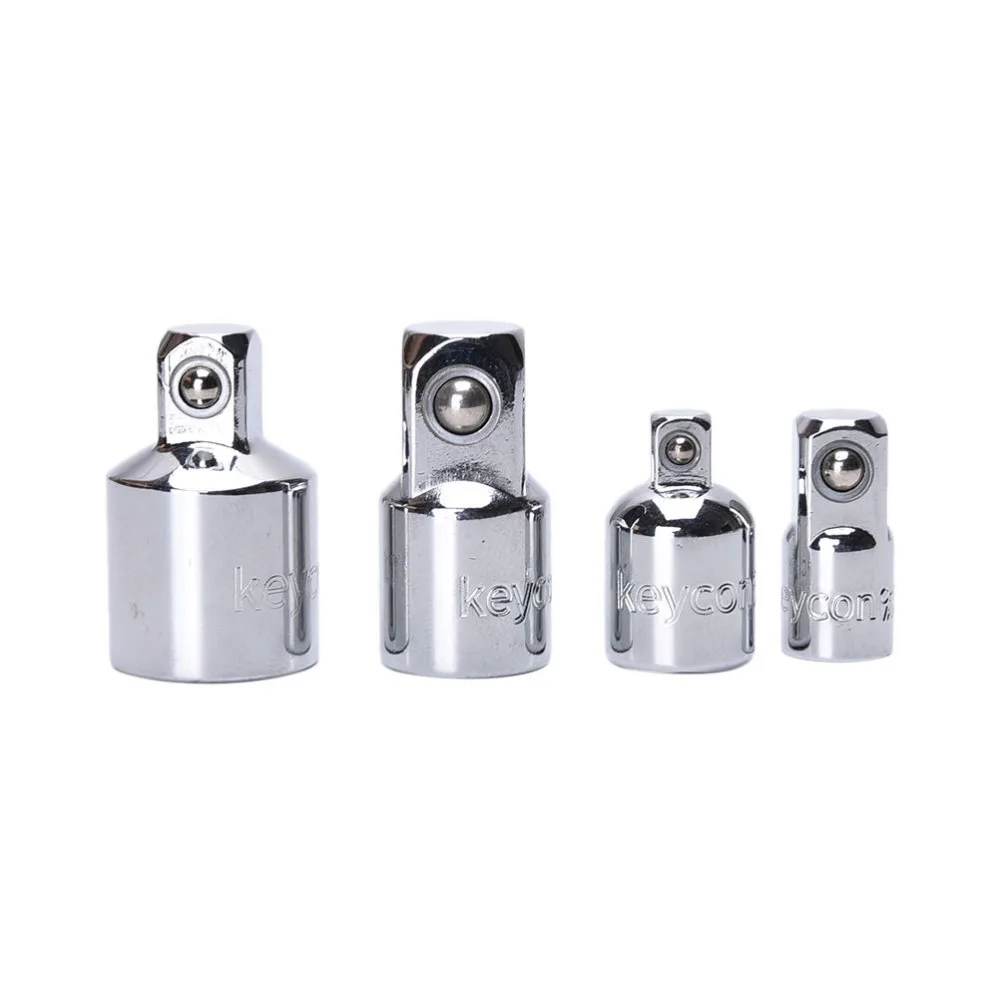 

4 PCS Drive Socket Adapter Converter Reducer Air Impact Craftsman Socket Wrench Adapter Outdoor Tools Set 1/4 3/8 1/2