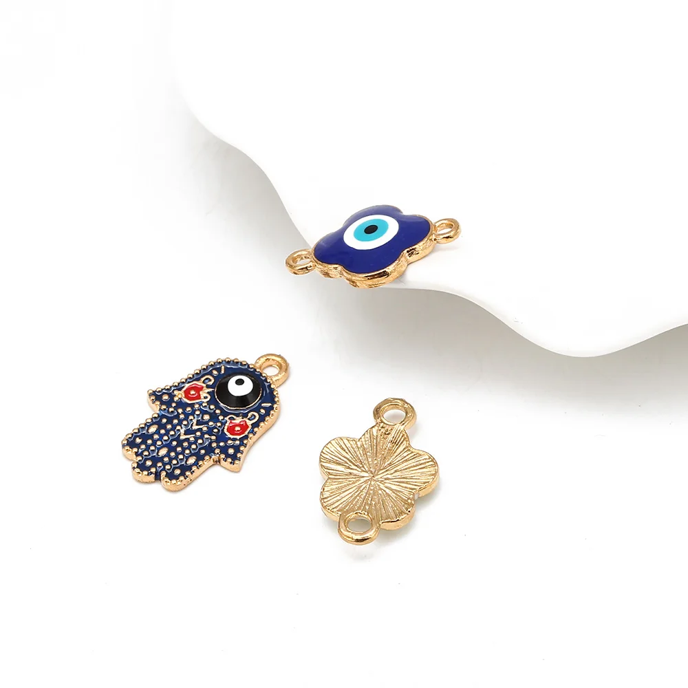 Счастливый глаз Фатима хамса ручная бабочка Турецкий Дурной шармы набор сплав