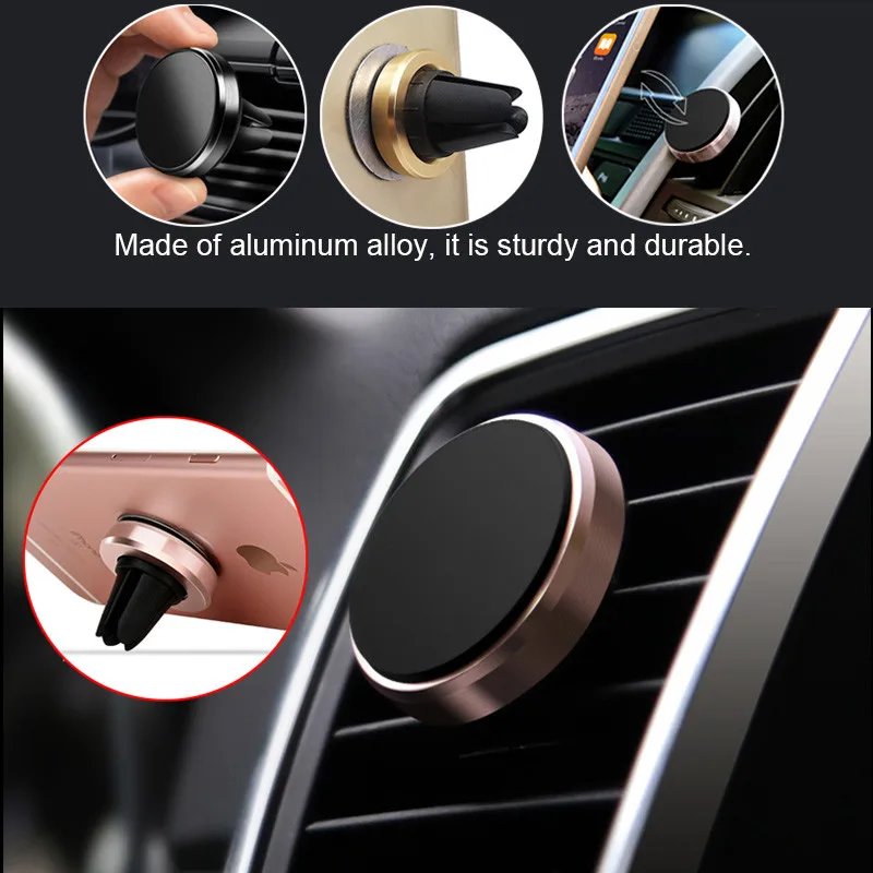 Магнитный телефонный держатель в автомобиль подставка с креплением на
