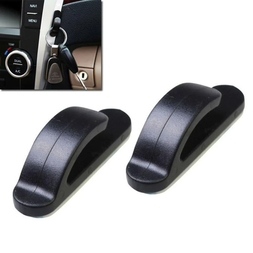 

New Style High Quality 2Pcs Convenient Black Auto SUV Car Truck Self Hook Hanger Bag Purse Organizer Holder Car Hook