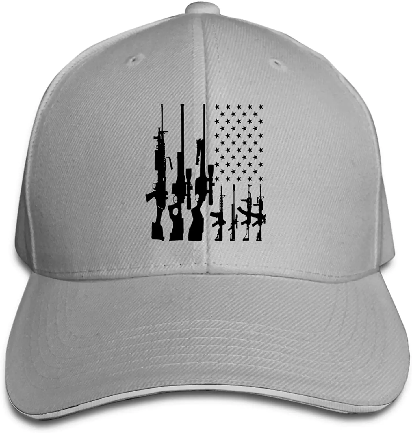 Бейсболка джинсовая для мужчин 2021 г. американский флаг с логотипом автомата