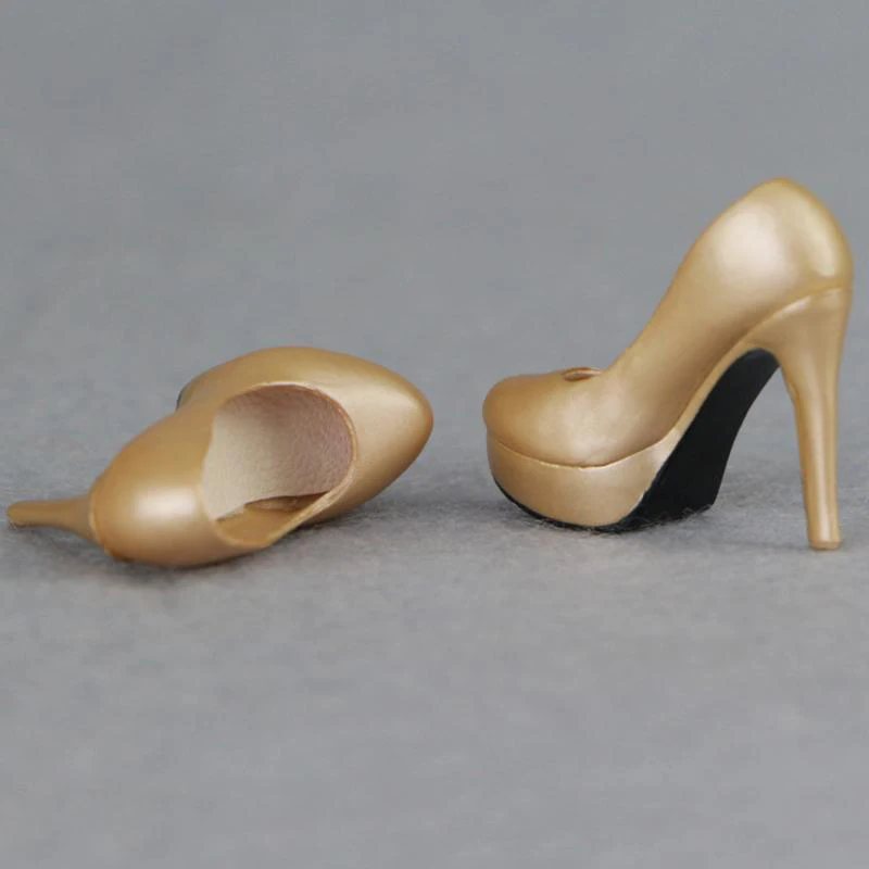 

1/6 new BALCK RED shoes female girl woman high-heeled leather shoes empty inside for 12" action figure body model accessory toys