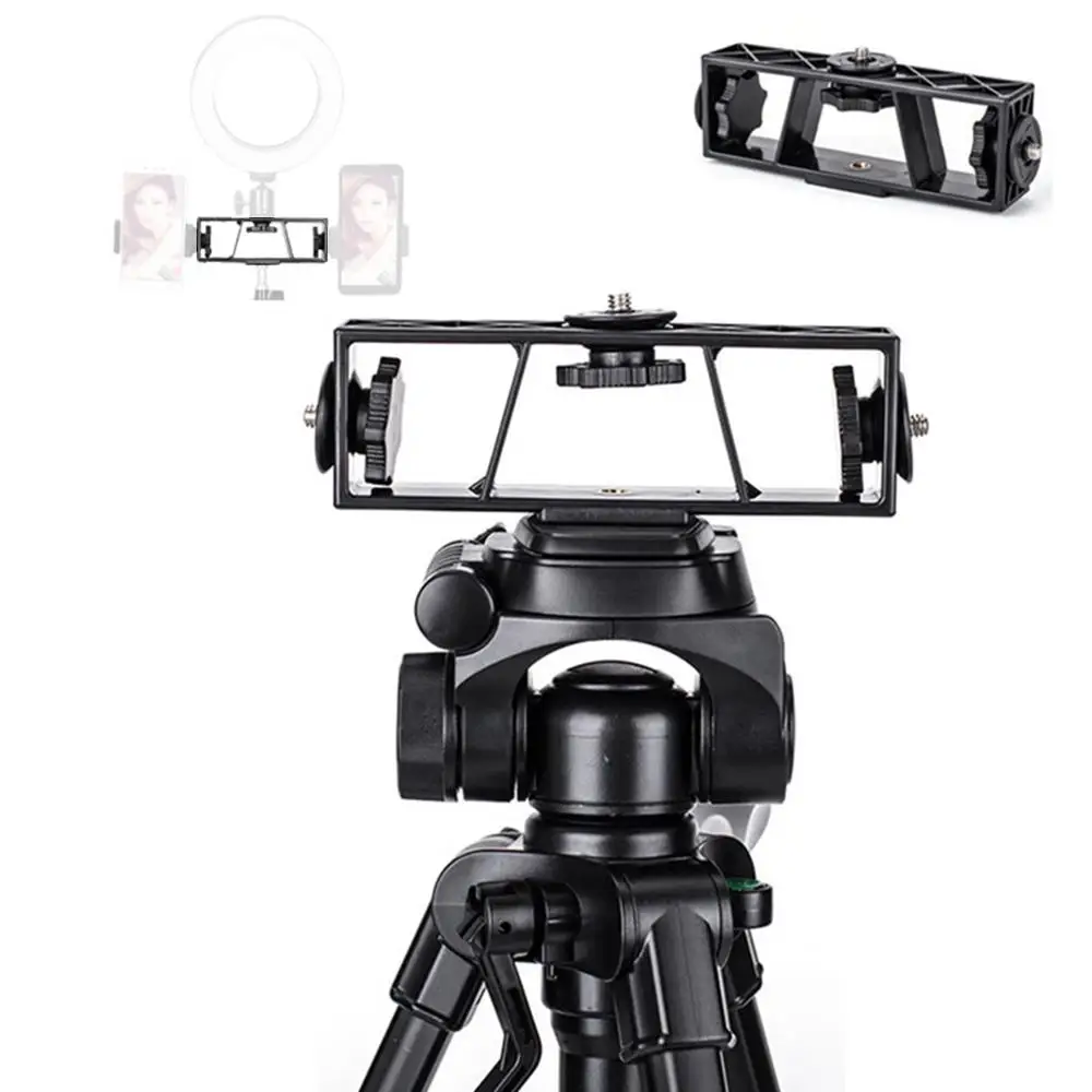 BGNing 3 Positions Live Broadcast Bracket Fixed Clip Multi-function Camera DSLR 3-Brackets Stand Stabilizer | Электроника