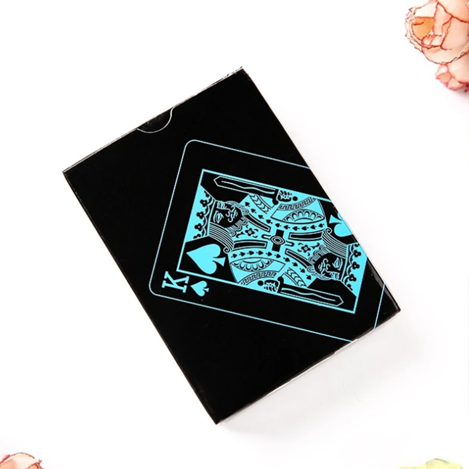 Водонепроницаемые качественные пластиковые ПВХ игральные карты для покера