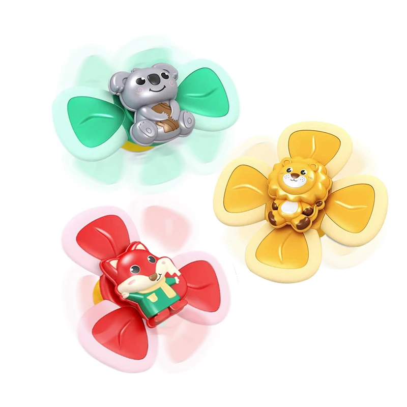 3 шт. чашечная присоска Прядильный механизм детские игрушки с Вращающийся ветер