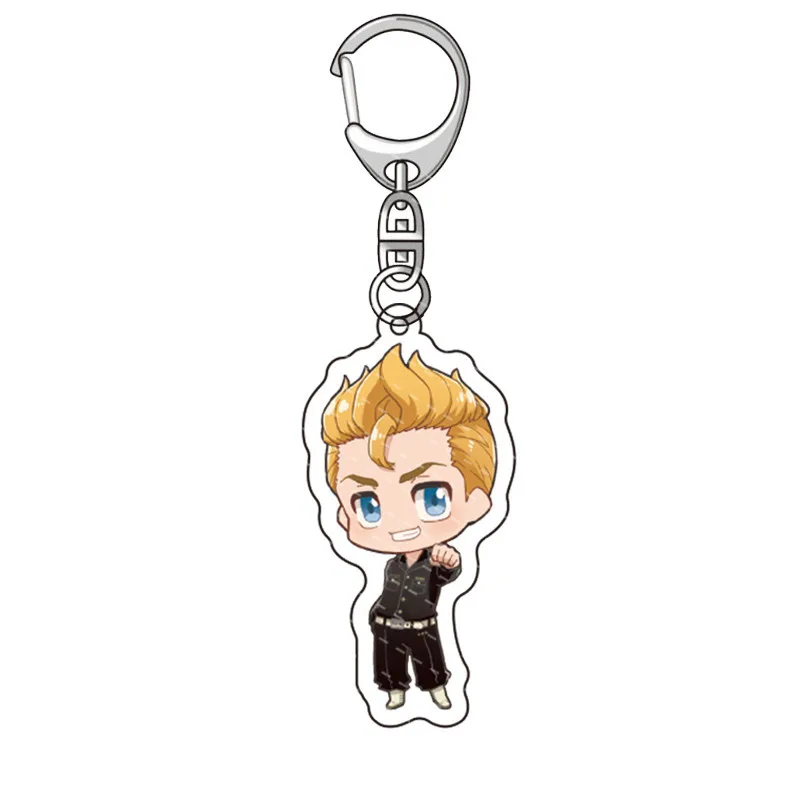 

New Tokyo Revengers Anime Cosplay Keychain Manjiro Ken Takemichi Hinata Atsushi Chibi Kawaii Bag Pendant Fans Collection Props