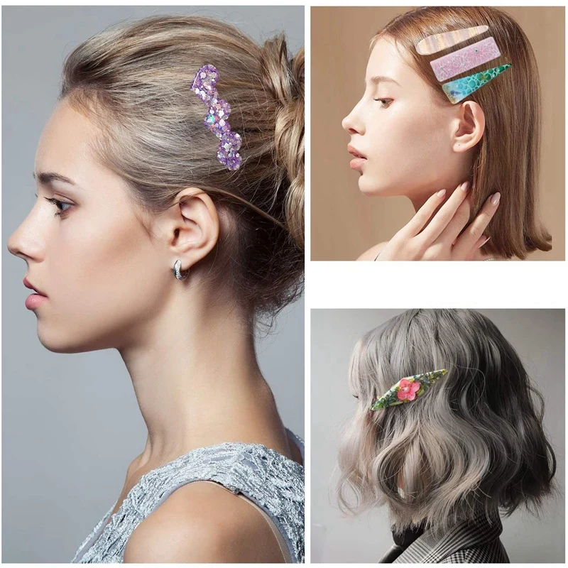 

Resin Molds DIY Hair Pin Casting Mold Kits,Jewelry Casting Resin Molds,Metal Hair Clips Making for Pendants Craft