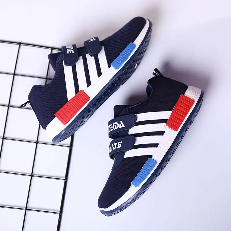 Детские кроссовки для мальчиков дышащие спортивная обувь бега тенниса