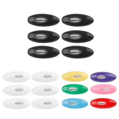 Furfacing for the scarf is oval, Muslim, hairpin on a scarf, 6 pcs.