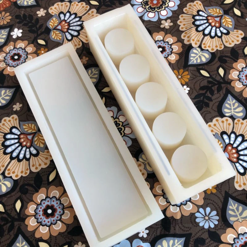 Силиконовые формы для цветочных горшков 5 полостей мини-суккулентные растения