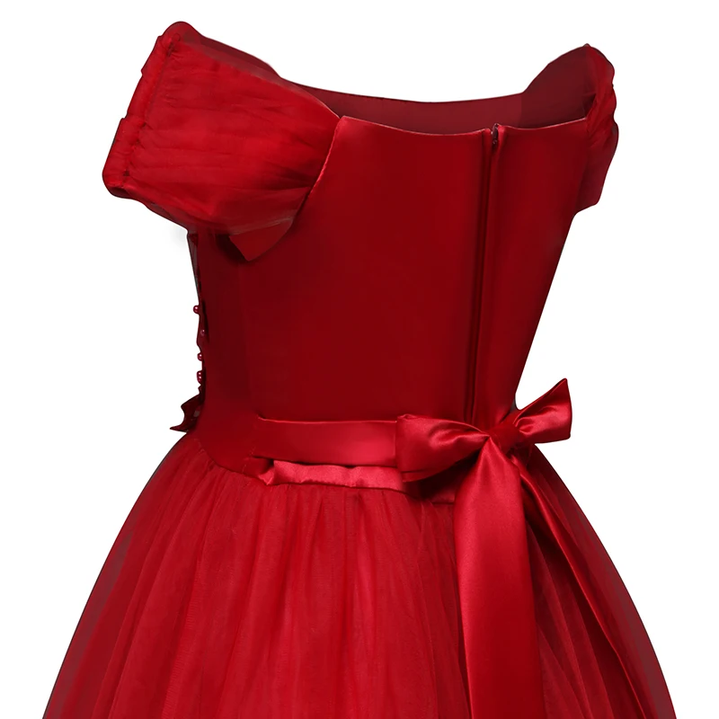 New Arrival 2020 In Girls Dresses Wedding Kids Elegant Children Party Long First Communion Princess Dress Bridesmaid 6 8 10 14Yr | Детская