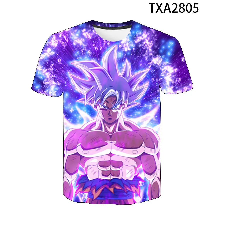 

Новинка 2020, летние футболки с 3D принтом, крутая Мужская, женская, Детская рубашка DBZ с аниме драконом, повседневные топы с коротким рукавом, Д...
