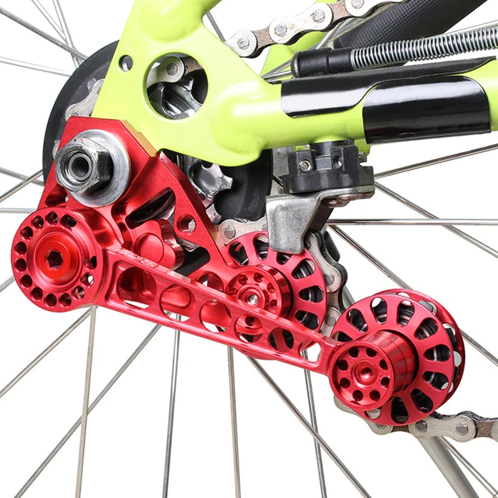 

Tension Adapter Bicycle Stabilizer Cycling Device Tool Folding Bike Chain Guide Durable Easy Install Ultra Light For Brompton