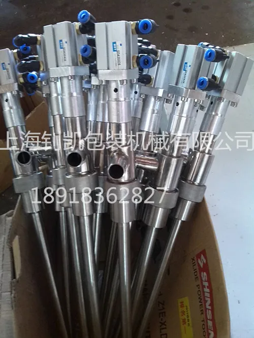 Cabezal de llenado autom&aacute;tico completo de acero inoxidable 304, cabezal de llenado alargado, piezas de m&aacute;quina de llenado, elevaci&oacute;n-1