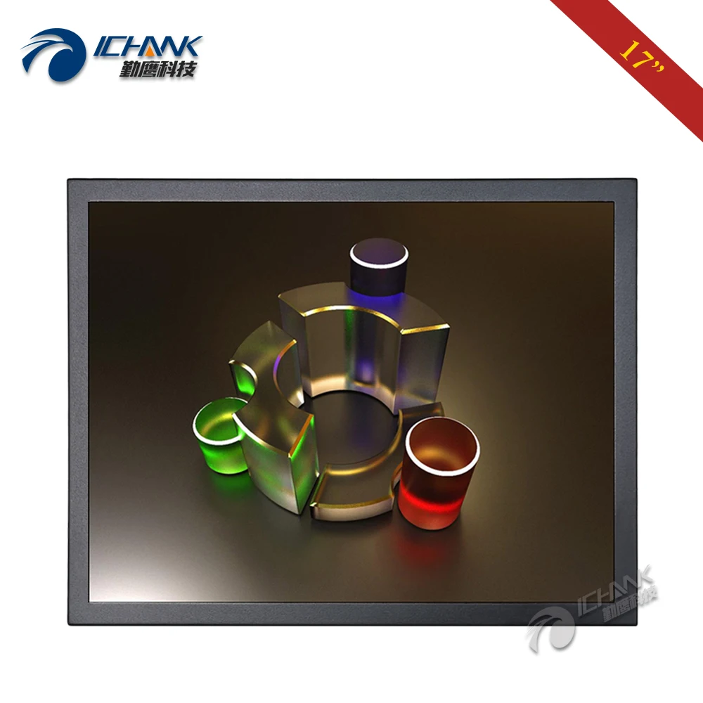 ZB170TN-V59/1" дюймовый 1280x1024 4:3 BNC HDMI VGA Железный чехол с пультом дистанционного управления промышленный анти-помехи монитор ЖК-экран дисплей