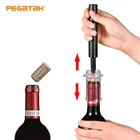Воздушный насос, открывалка для бутылок с винным давлением, вакуумные насосы для бутылок с булавкой из нержавеющей стали, кухонные открывающие инструменты, аксессуары для бара