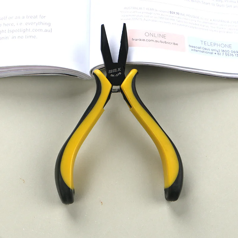 Инструменты для рукоделия duрождения плоскогубцы с мягким черным покрытием