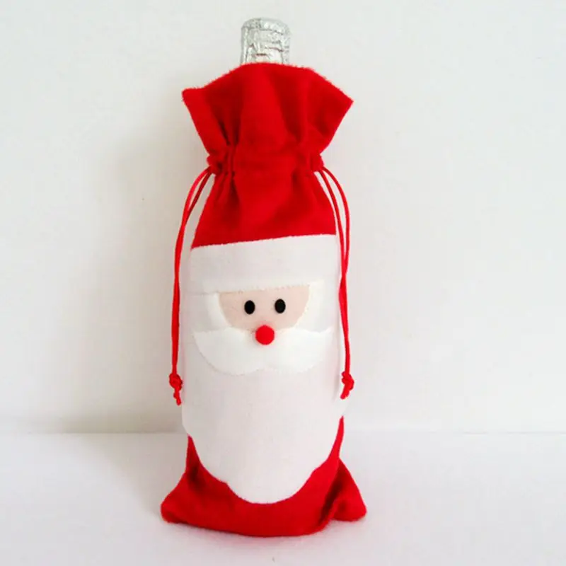 

Взрывобезопасные рождественские украшения, крышка для винной бутылки, креативный чехол для вина цвета шампанского, красного вина, отеля, ре...