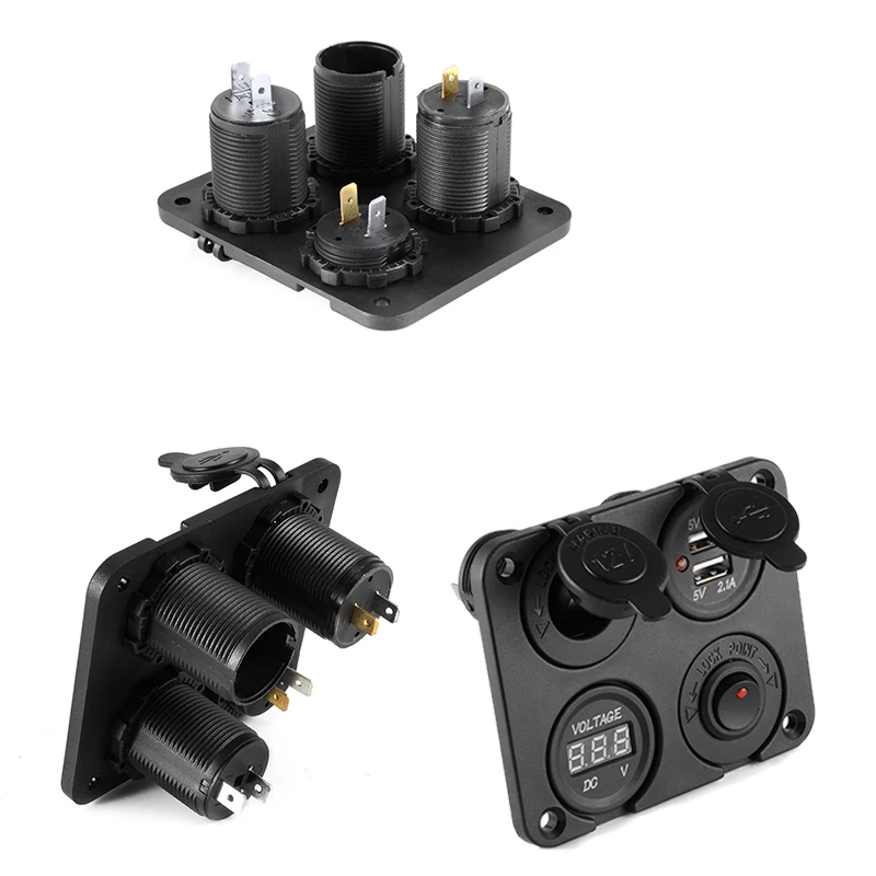 Переключатель вольтметра Панель для автомобиля лодочный мотор домашний DC 12V-24V