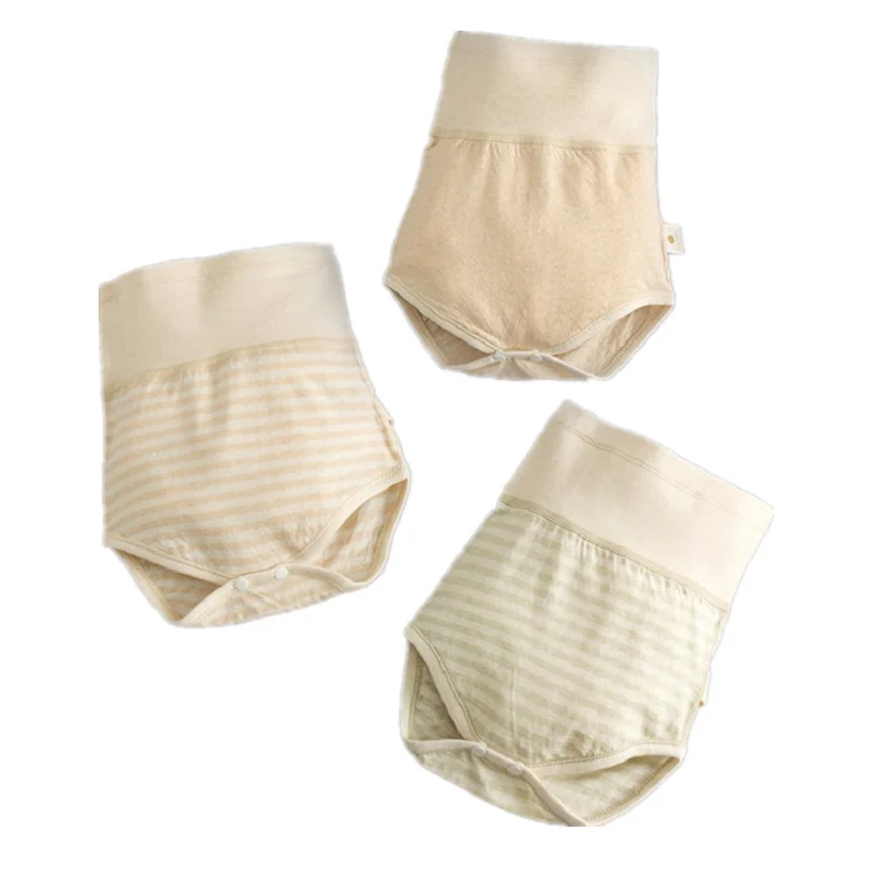 Трусики для младенцев х/б с высокой талией|Нижнее белье пеленки и панталоны| |