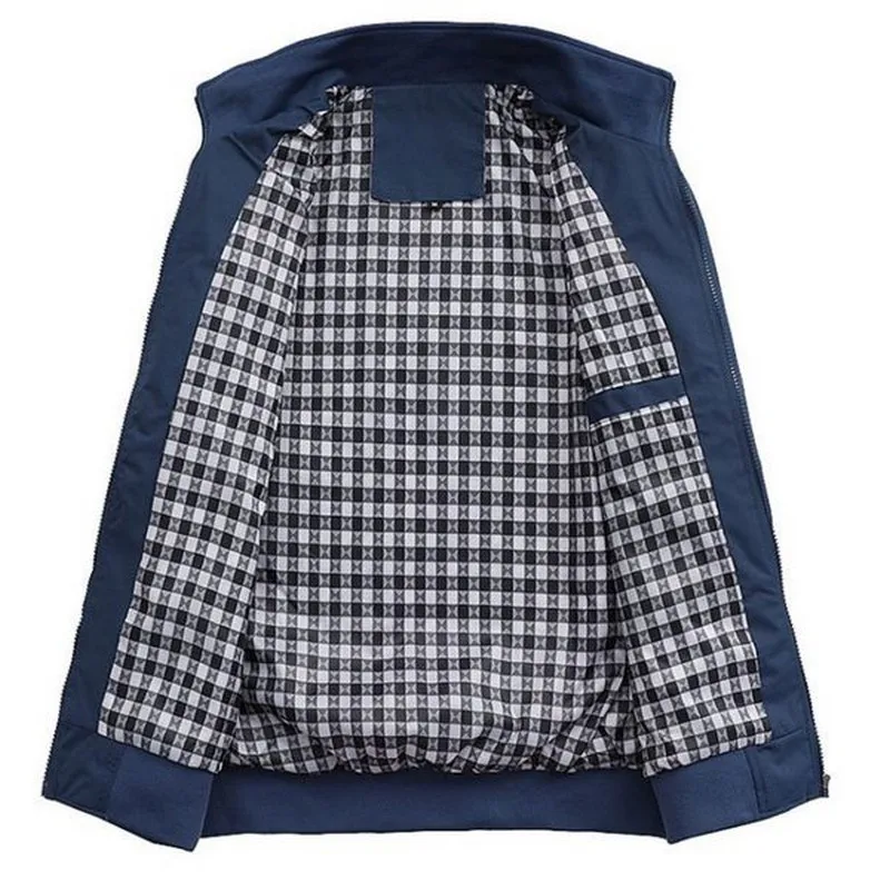 

2021 Spring Autumn Casual Solid Fashion Slim Bomber Jacket Men Overcoat New Arrival Baseball Jackets Men's Jacket Top M-6XL