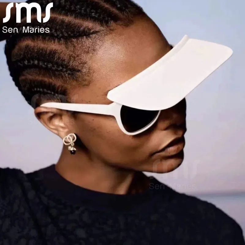 

One Piece Square Sunglasses 2021 Women Men Oversized Shades Glasses Luxury Brand Designer Sun Glasses Eyewear UV400