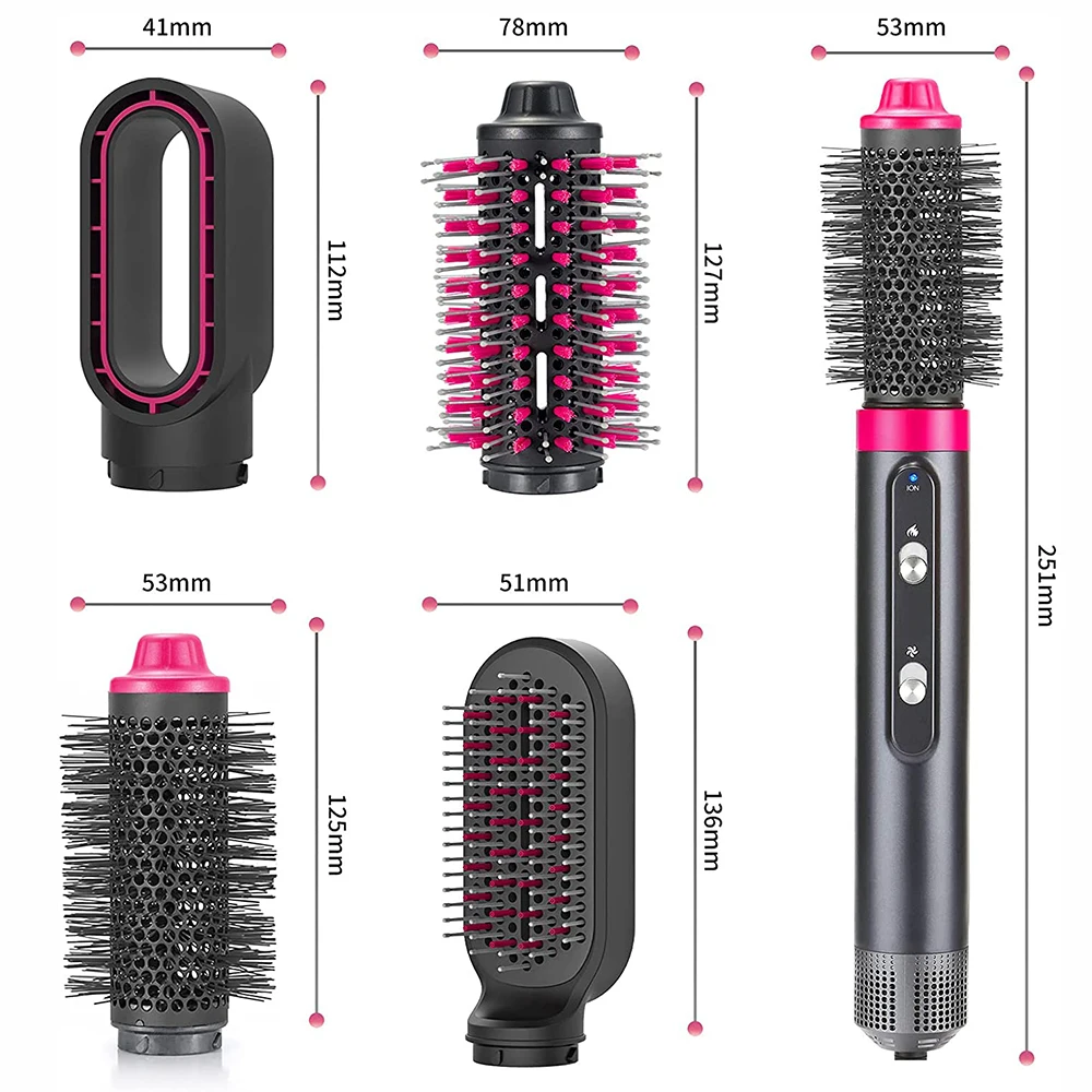 Один шаг фен и вольюмайзер горячий воздух кисть 4 в 1 щетка использования