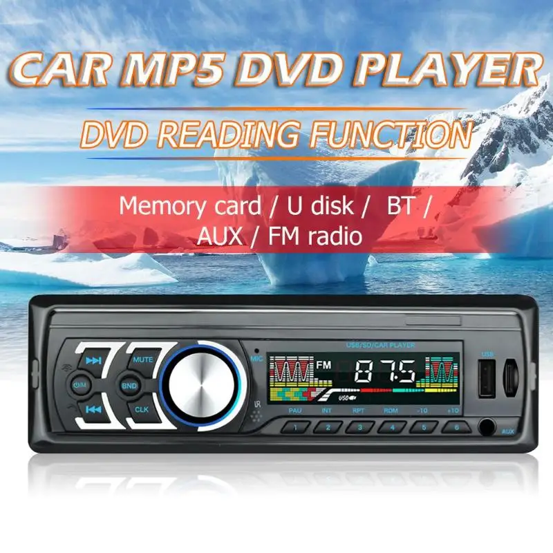RM-JQ1781C 1Din универсальный автомобильный fm-радио In-Dash стерео аудио USB Bluetooth Hands-free головное устройство MP3 музыкальный плеер новое поступление