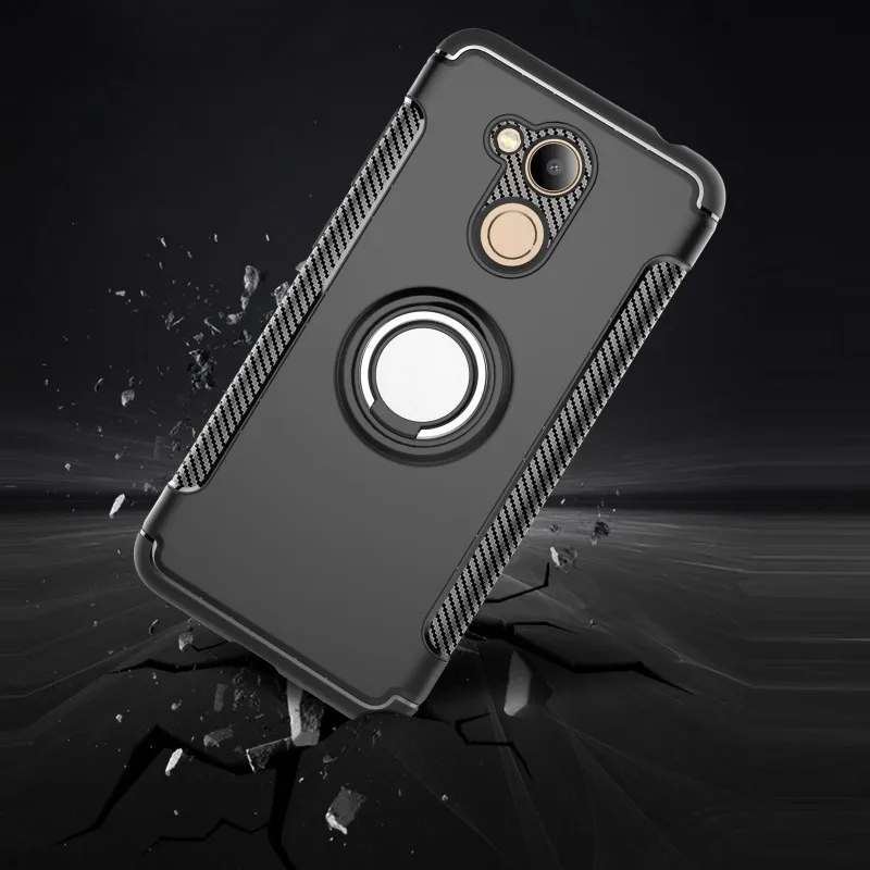 Чехол-кольцо для huawei Honor 6C Pro, автомобильная подставка, магнитный присоска, чехол, Honor6c 6 c V9 Play, Ультратонкий Мягкий ТПУ чехол-держатель