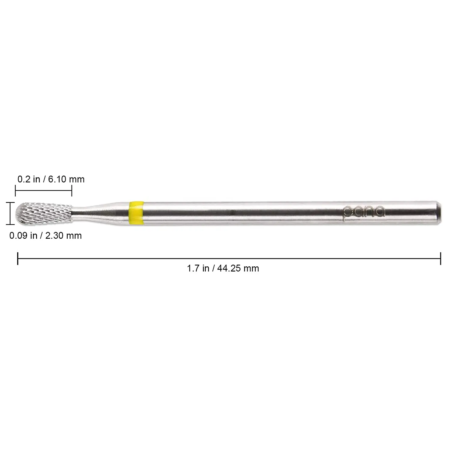 Профессиональное твердосплавное сверло размером 3/32 дюйма в форме груши с Экстра