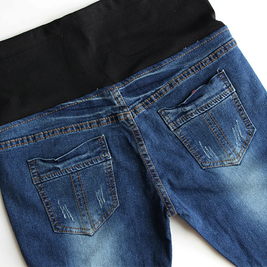 Джинсы карандаш для беременных с эффектом потертости|jeans for pregnant women|jeans pregnantfor women |