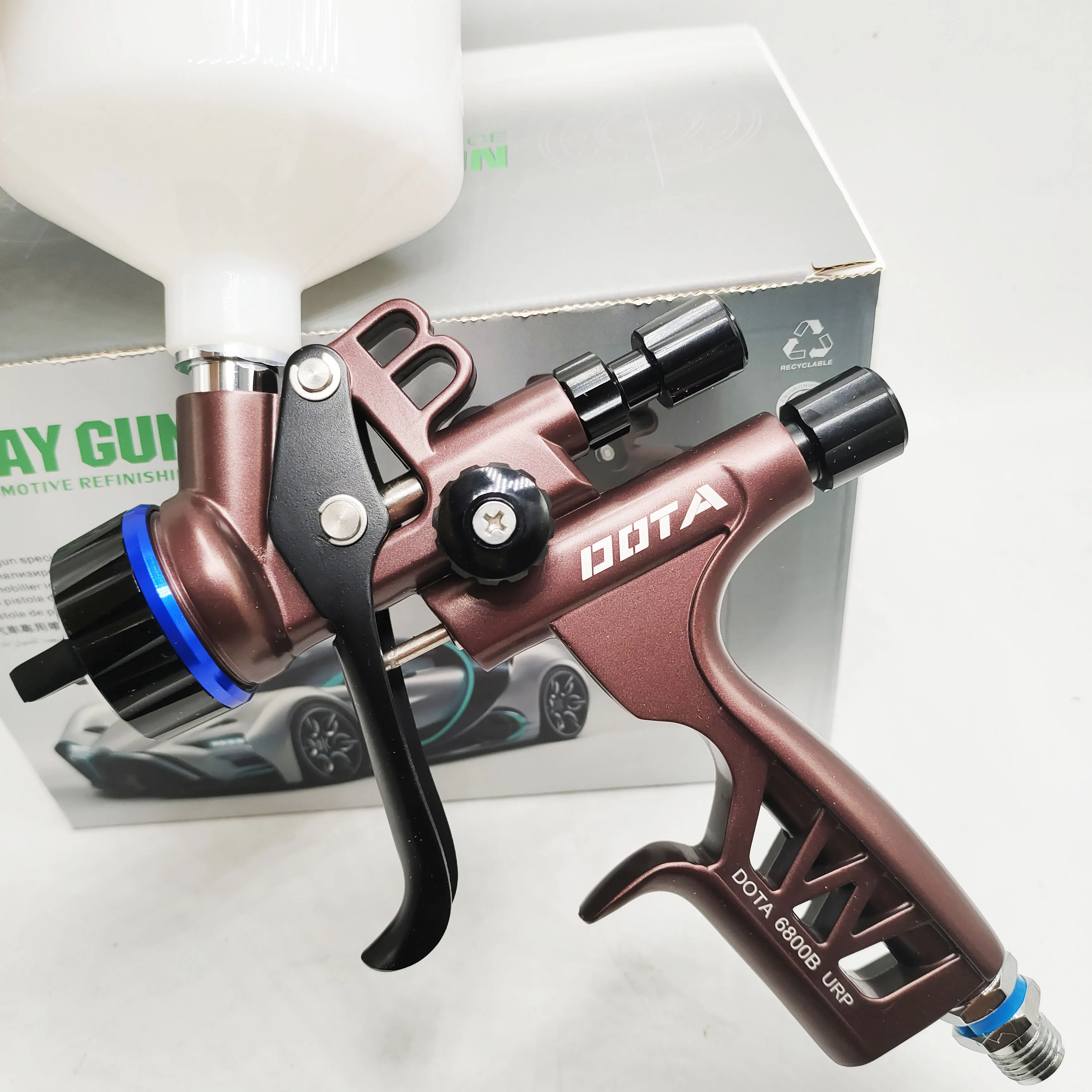 hvlp 5000-6800b spray gun 1.3mm car spayer painting tool spray air paint gun high quality good atomization low pressure 260L/MIn